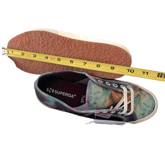 SUPERGA ~Fantasia~ 2750 PSYC TIE-DYE Navy Blue Multi-Color S111M1W size 37 Euro - Picture 6 of 10